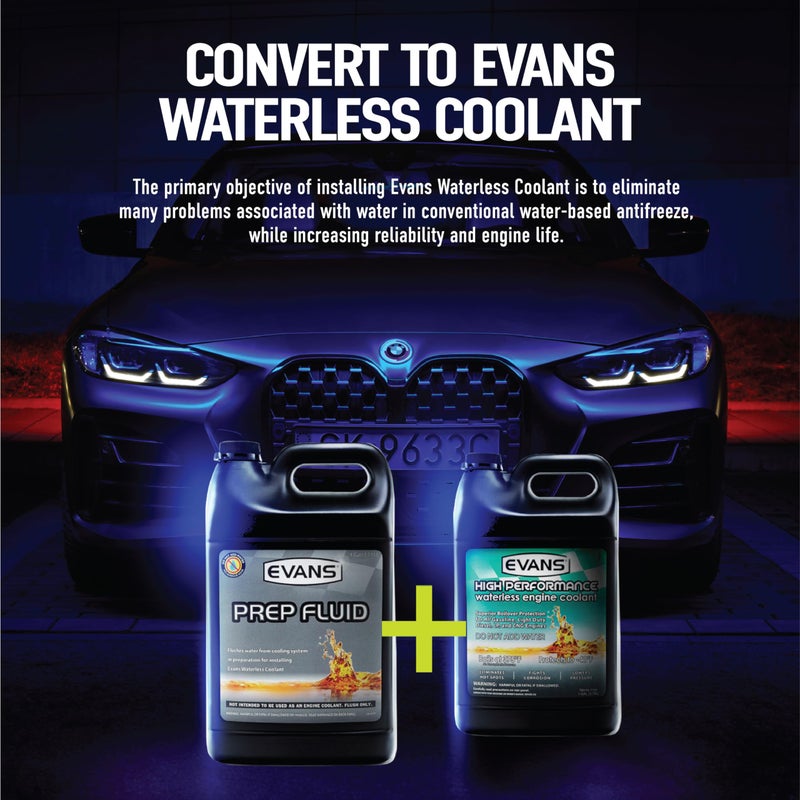 Evans Cooling Systems EC42001 Waterless Prep Fluid With Funnel, 128 fl. oz. - Image 2